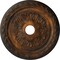 Ekena Millwork Palmetto Ceiling Medallion (Fits Canopies up to 3 5/8"), 23 5/8"OD x 3 5/8"ID x 1 5/8"P, Rust CM23PMRUS - alternate 1